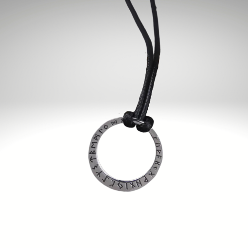 Vegvisir Tılsımlı Deri Kolye
