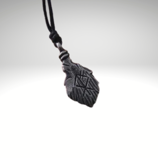 Gri Viking Rünü Kolye