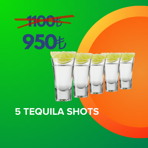 5 Tequila Shots!